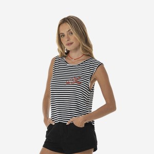 Havaianas Stripes Chill Your Brain Tank T-shirts Damen | 7056MTROC